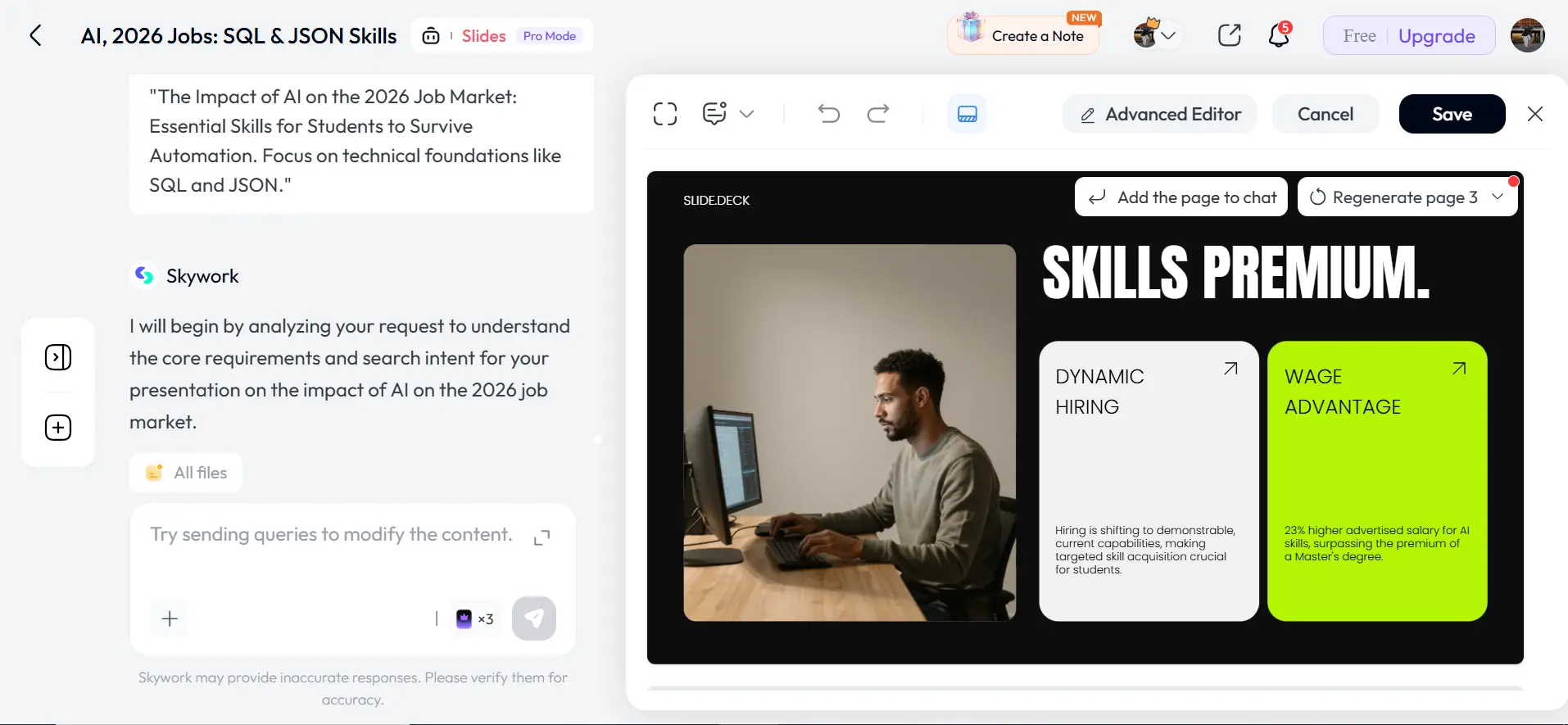 Choosing from professional academic and business templates on Skywork AI, one of the best ai tools for presentation
